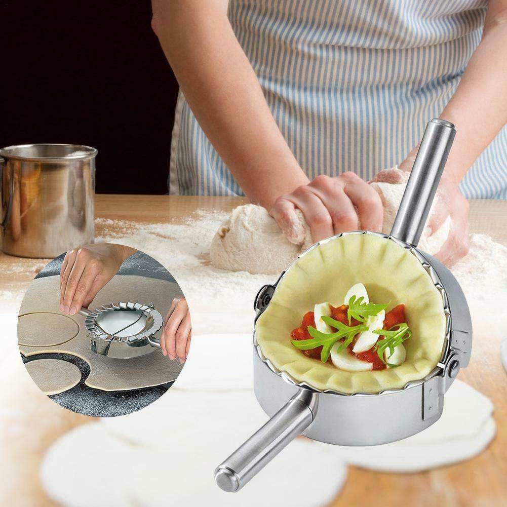 Stainless Steel Eco-Friendly Pastry Tool Dumpling Maker Wraper Dough Cutter Kit.