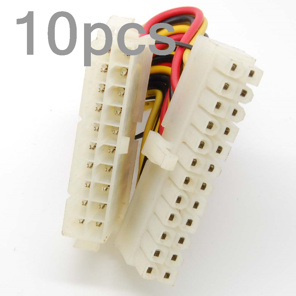 10pcs ATX Adapter 24PIN Mainboard an 20 PIN  20 - 24 polig ATX 2.0  motherboard