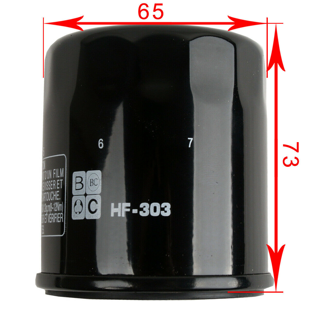 Motorcycle Oil Filter Fit For Kawasaki Z750 Z1000 Yamaha YZF R1 R6S Polaris