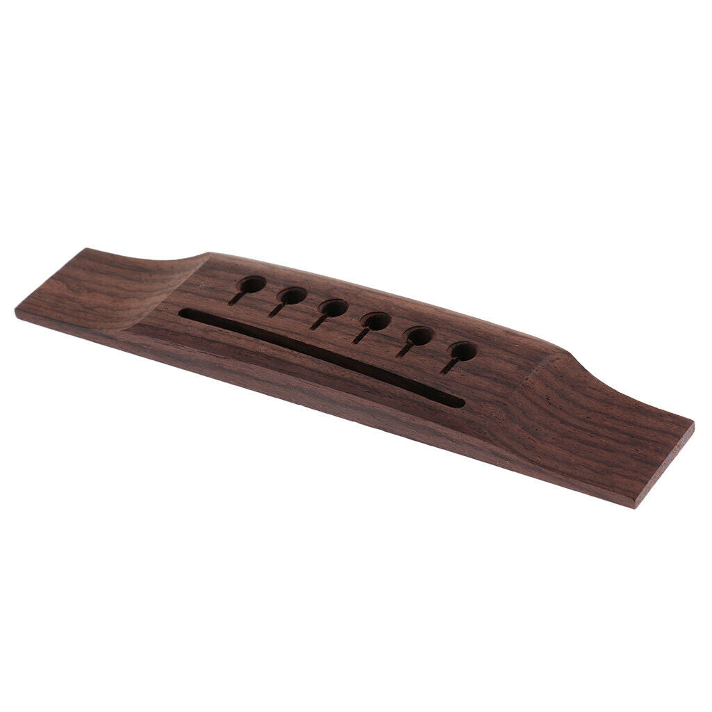 Exquisite Backhand 6 String Acoustic Guitar Bridge Brown 153 x 37 x 9mm