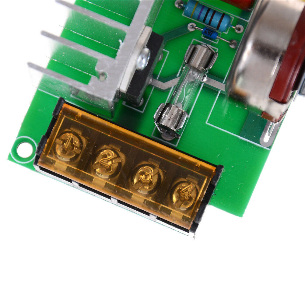 4000W AC 220V SCR Voltage Adjustable Regulator Motor Speed Control Dimmer N WF