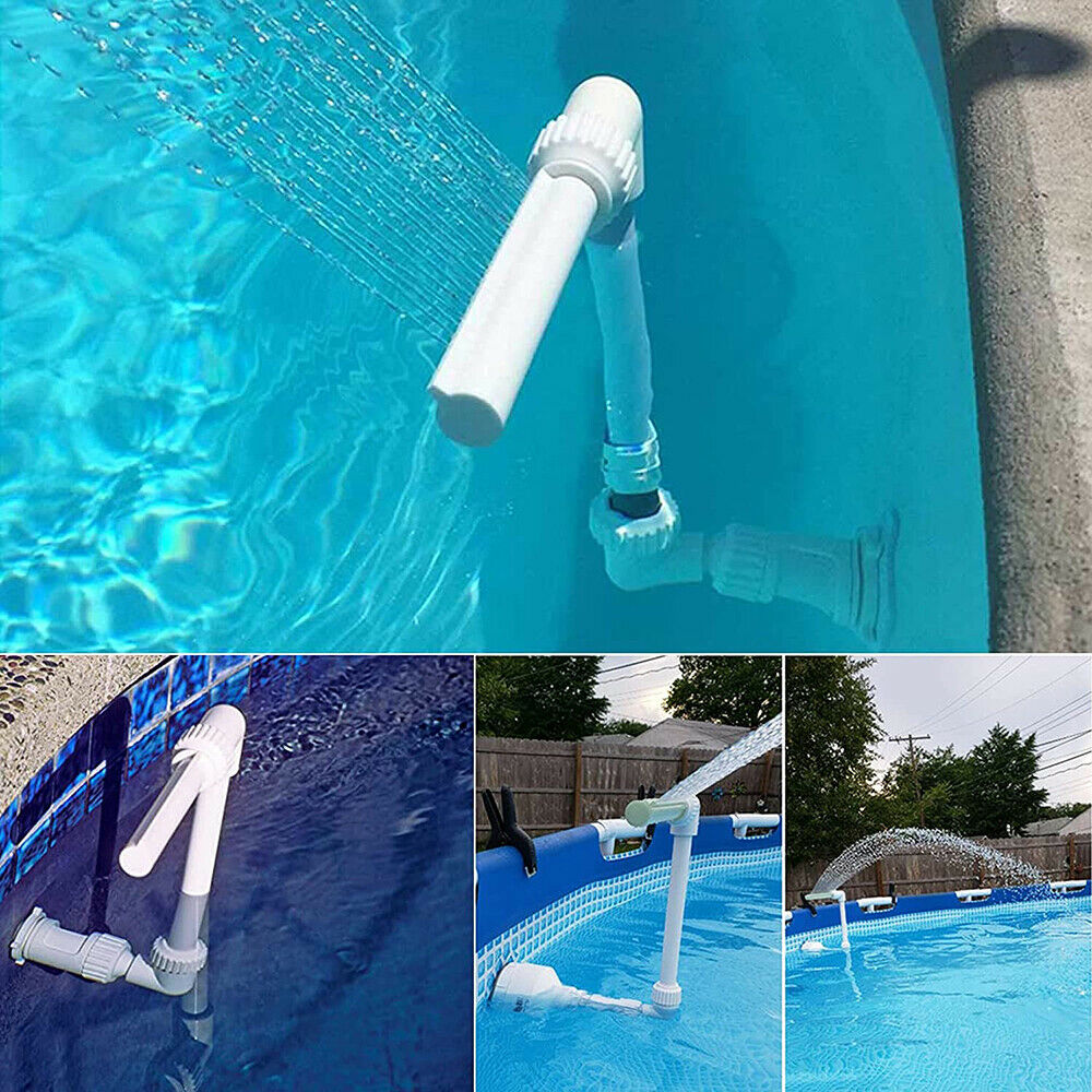 Water Fountain Swimming Pool Sprinkle Accessories Waterfall Above In-ground Pool