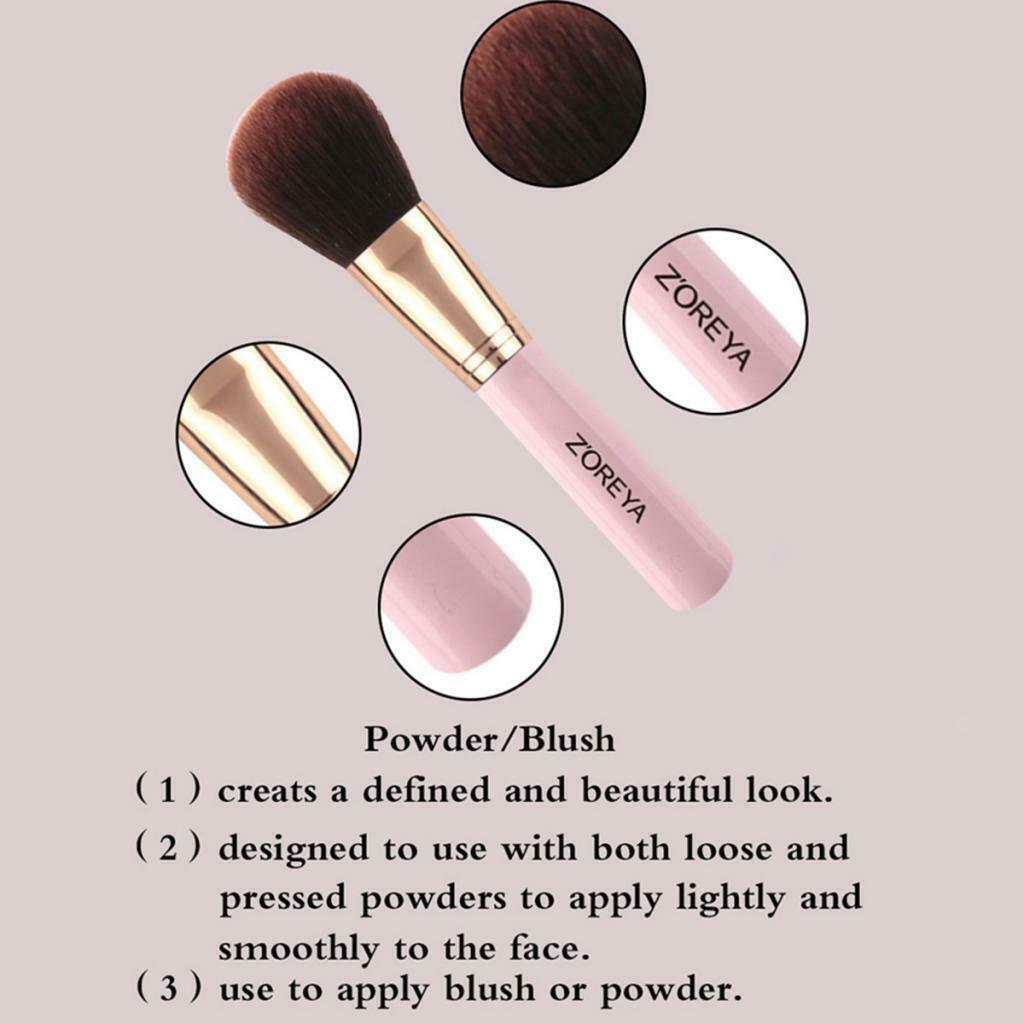 Pro Girls Beauty Makeup Brushes Blusher Eyeshadow Liquid Blending Brush