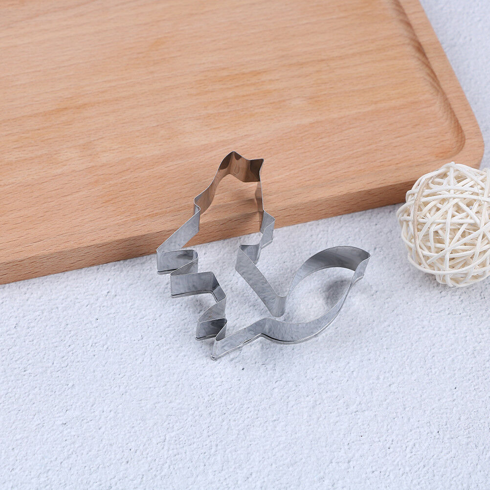 Stainless Steel fox Animal Cookie Cutter Cake Decoration Baking Mold ToolsUE Lt