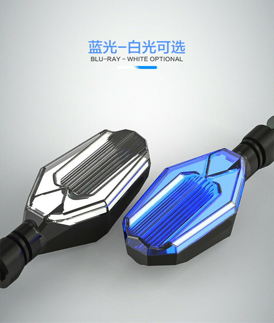 Motorcycle Bikes Modified Turn Signals DRL Turn Lights LED Daytime Running Lamps