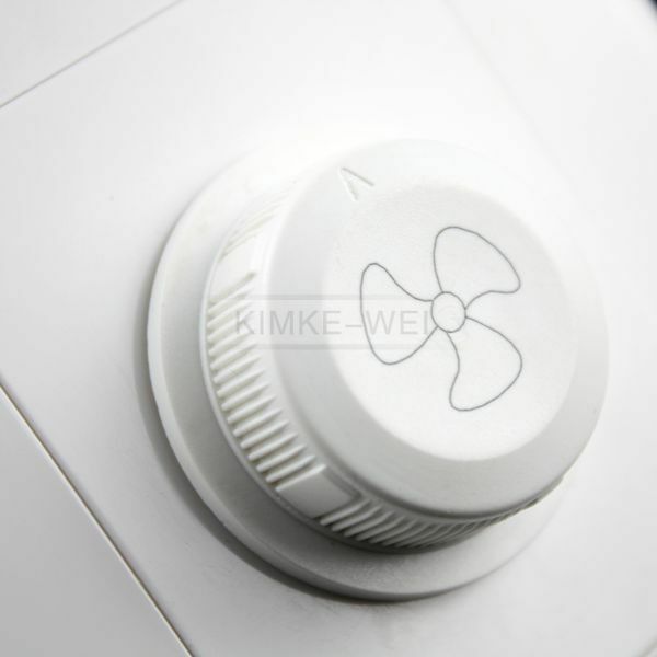 Ceiling Fan Speed Control Wall Knob Switch Panel AC 220V 10A / 15-100W / 86x86mm