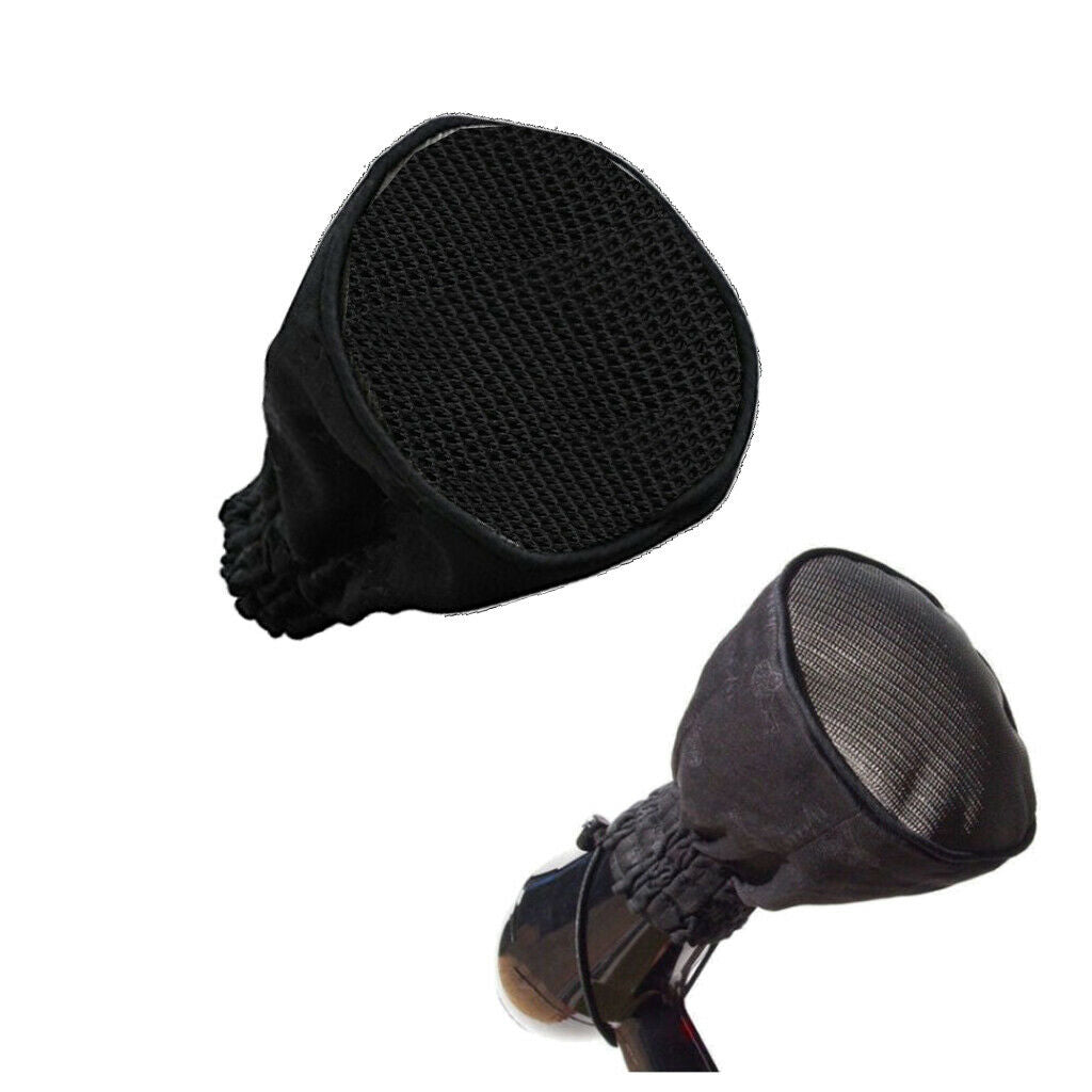 2pcs Salon Home Travel Use Canvas Black Universal Hair Dryer Attachment with