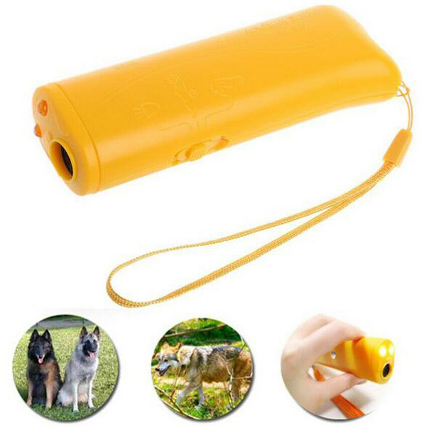 LED Anti Bark Dog Repeller Ultrasonic Barking Training Device Trainer Control