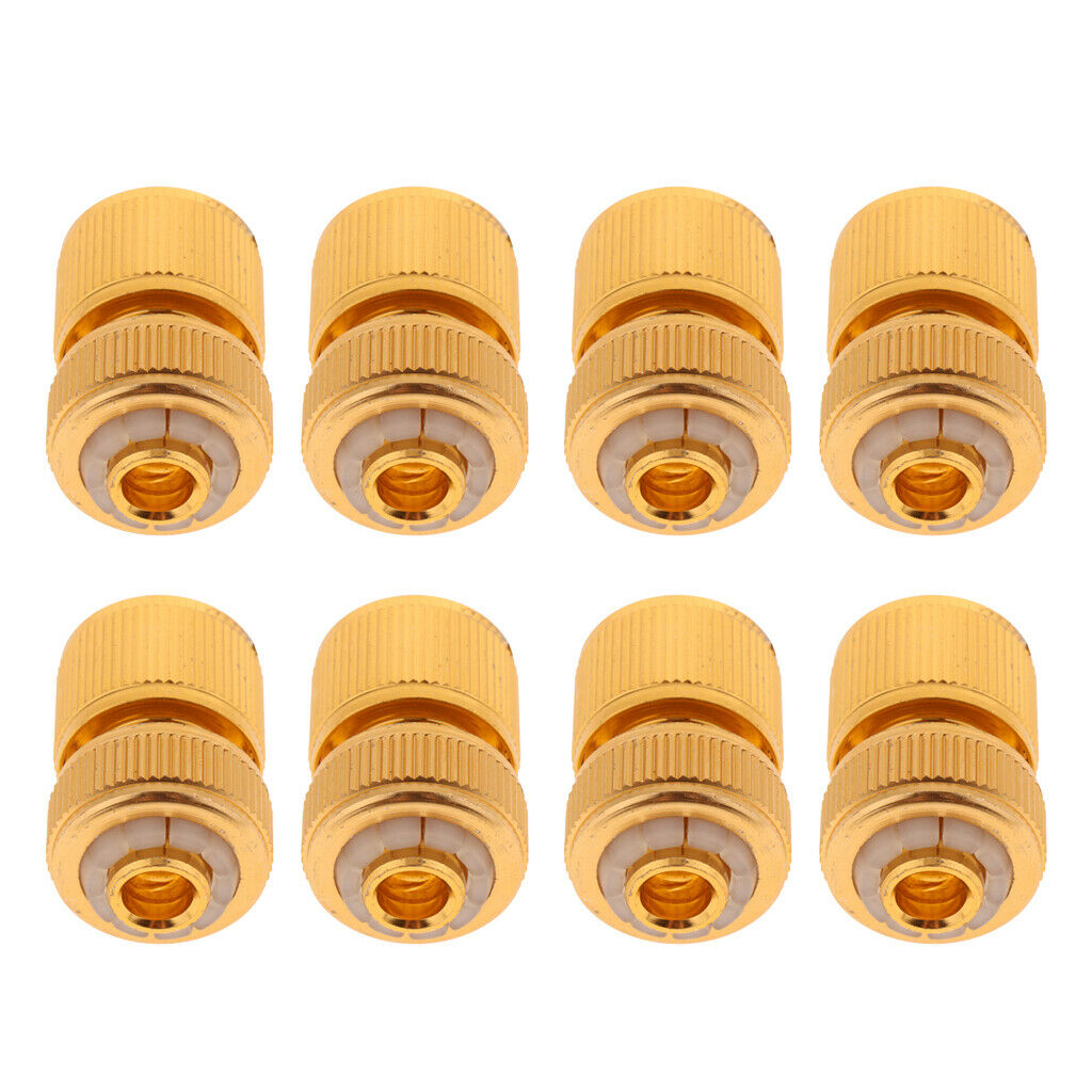 8Pcs 1/2'' Female Quick Connector Fitting for Watering Hose Tap Auto Stop