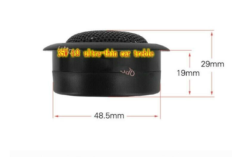 2pcs 4Ω 35W~120W 93dB Car tweeter Speaker Treble HiFi Audio Loudspeaker