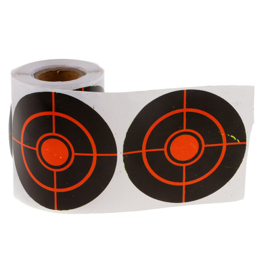 200 Pieces Black And Red Target  Stickers for Shooting Exercises