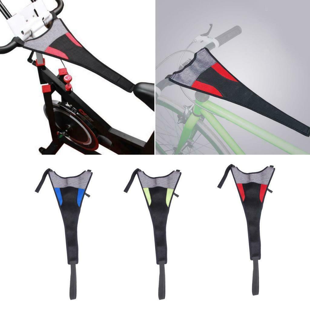 Bike Sweat Cover Catcher Indoor Riding Frame Guard Net Cover Belt Red