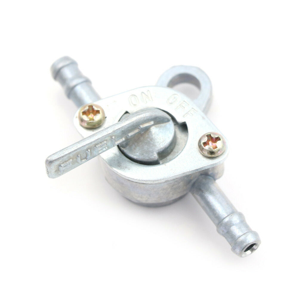Aluminium Inline Petrol Fuel Tap ON/OFF Switch for Motorcycle Bike new.DD