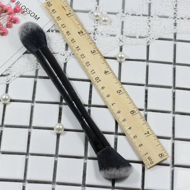 Double Ended Contour Brush Sculpting Brush Blush Makeup Brushes Cosmetic .l8