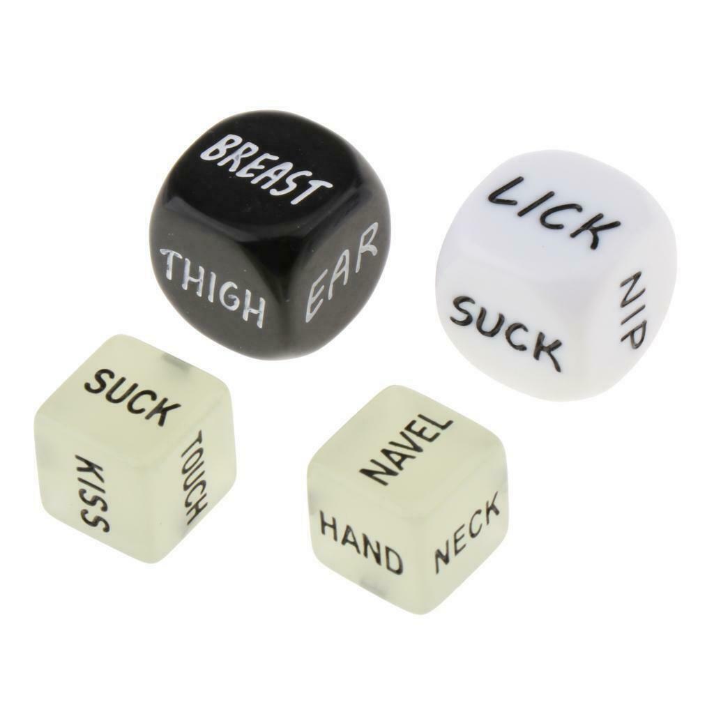 4Pcs Funny Dice Game Gifts for Couples, Wedding Gifts, Bedroom Game,Punishment