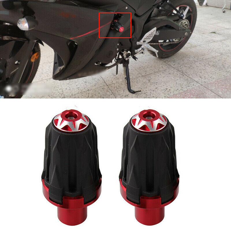 Pair Motorcycle 10MM Screw Frame Engine Anti-falling Protector Crash Slider Cap