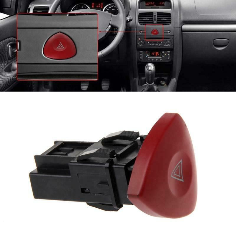 Emergency Hazard Flasher Warning Light Switch For Renault Laguna Master Trafic