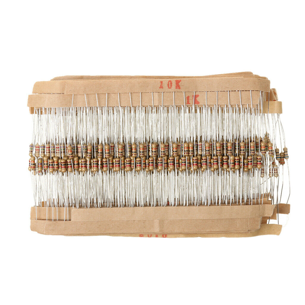 860pcs Resistor Kit 1/4 Watt 0.25W Carbon Film Carbon Film Resistor
