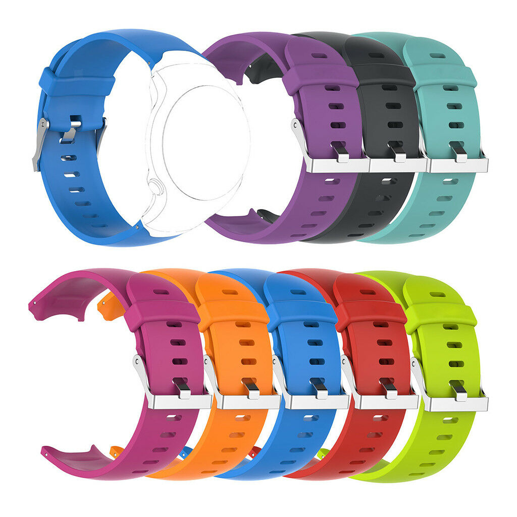 Silicone Wrist Band Strap Holder Buckle For   Approach S3 Watch Red