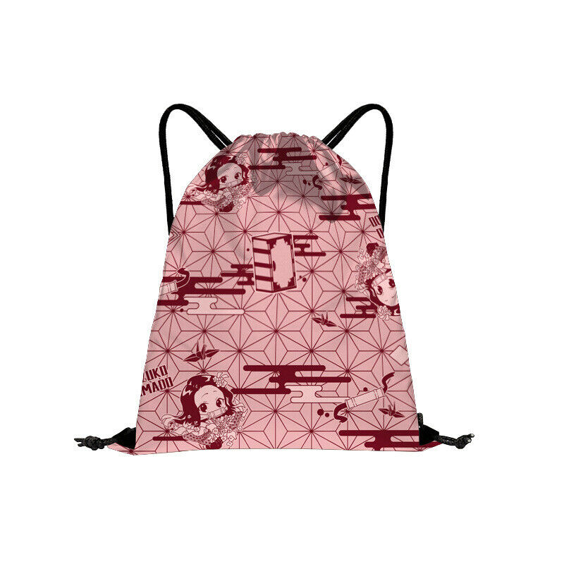 Demon Slayer Kimetsu no Yaiba Drawstring Bag Shoulders bag Handbag Birthday Gift
