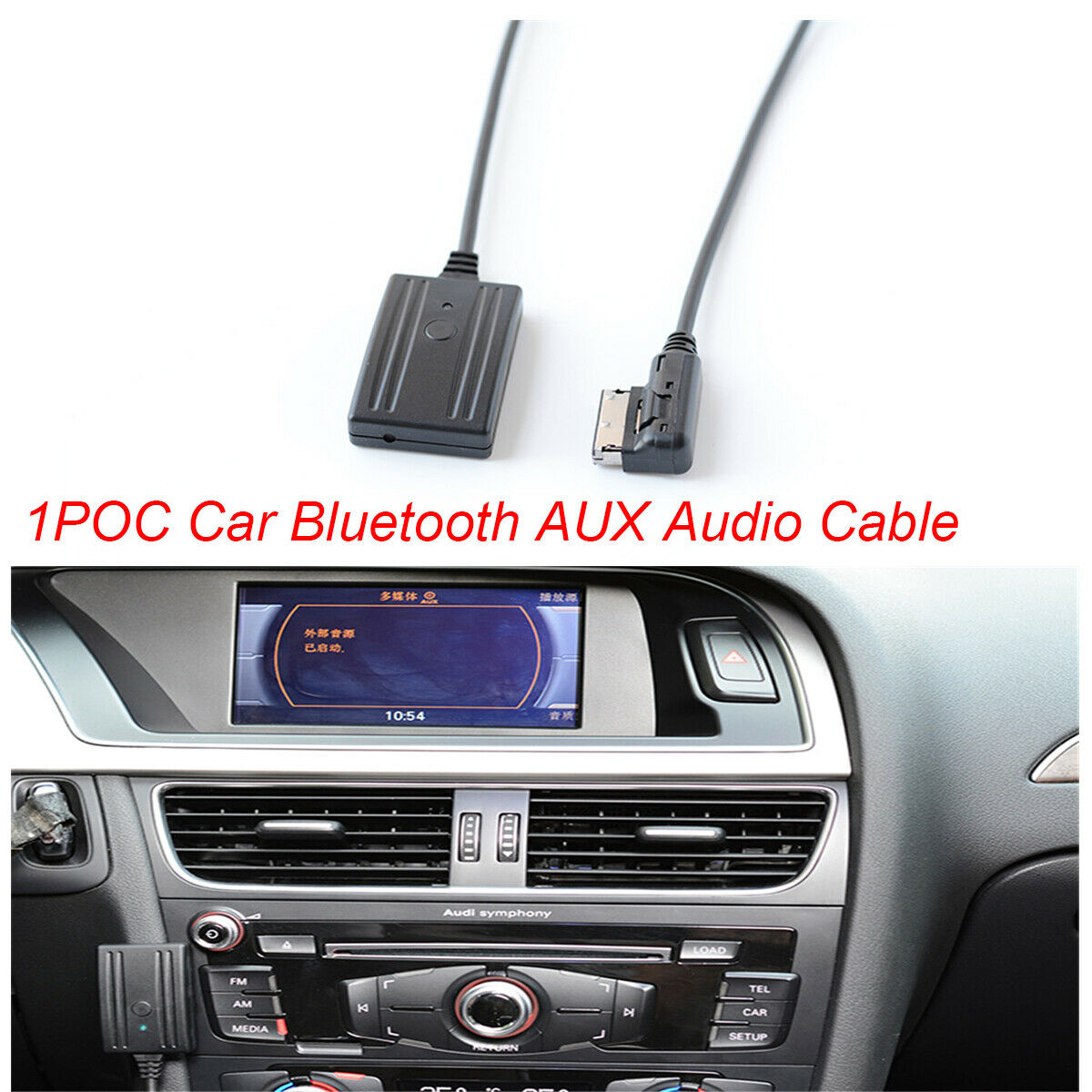1PCS Car Bluetooth AUX Audio Cable Adapter For Mercedes-Benz B C CL CLS E Class
