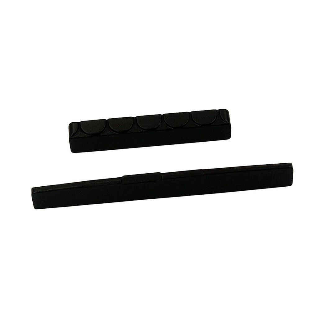 1 Set Ebony Saddle Nut for Classical Guitar Parts