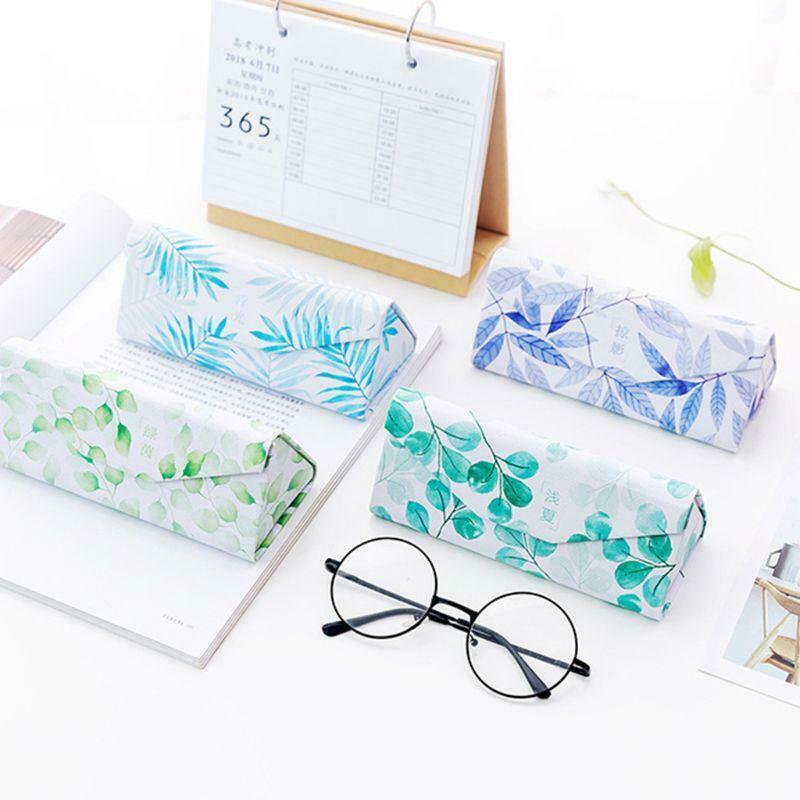 Folding Glasses Box Women Girls Small Fresh Simple Portable Students Myopia Sun