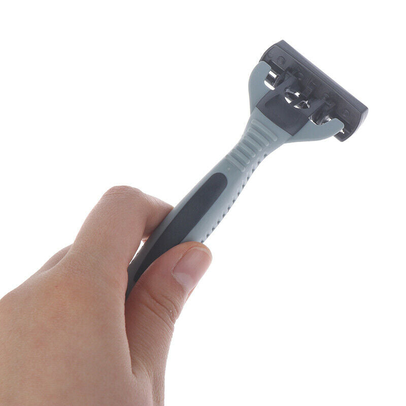 6 Layers Razor 1 Razor Holder + 6 Replacement Blades Head Cassette Hair T.l8
