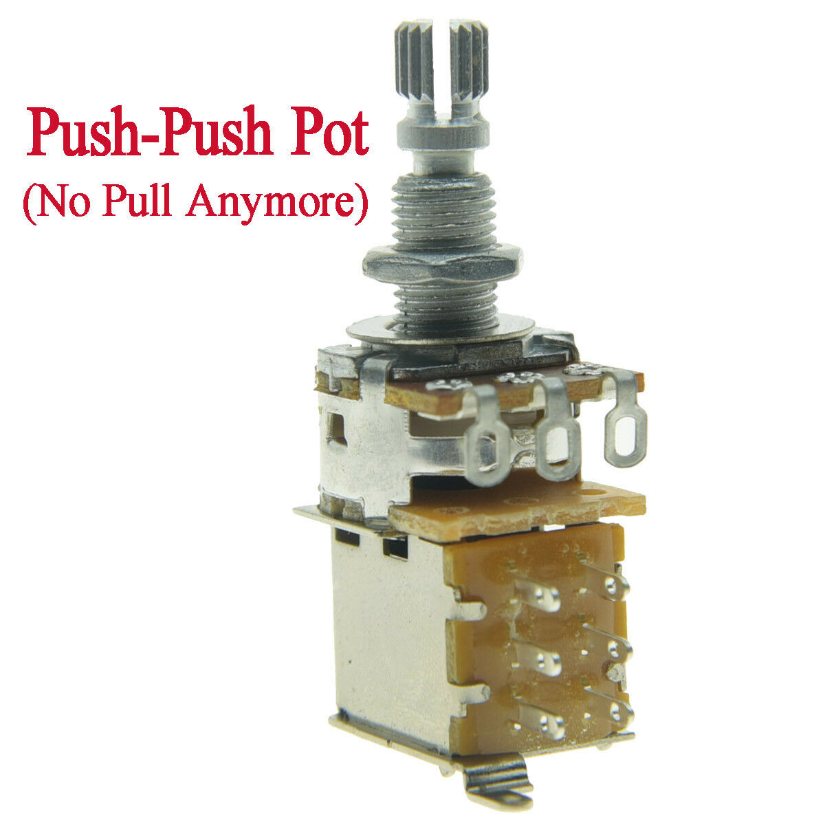 B500K Guitar Bass Push-Push Pot(No Pull Anymore)Guitar Potentiometer