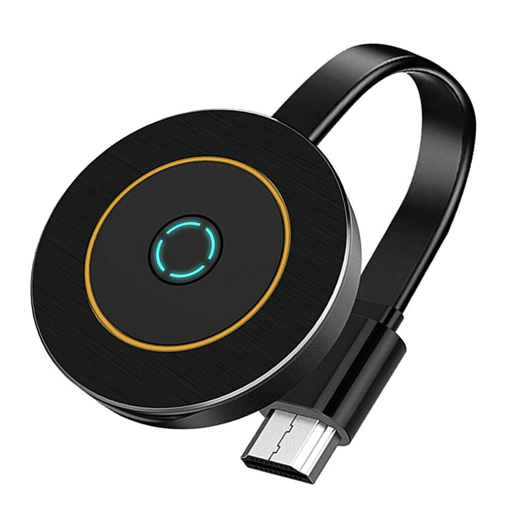 Portable Wireless Display Dongle HDMI TV Stick 2.4G / 5G WiFi 1080P BLACK