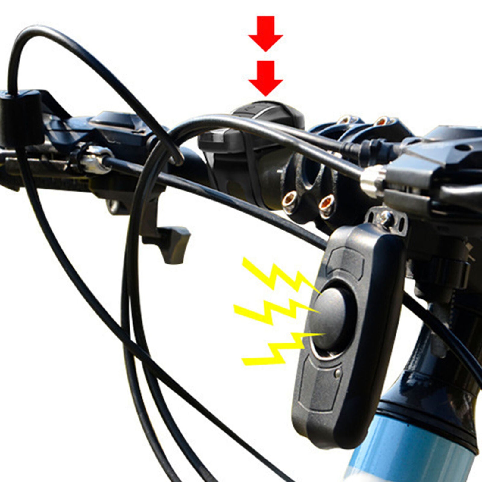 150 dB Wireless Motorcycle Bicycle Anti-Theft Alarm Vibration Remote Control
