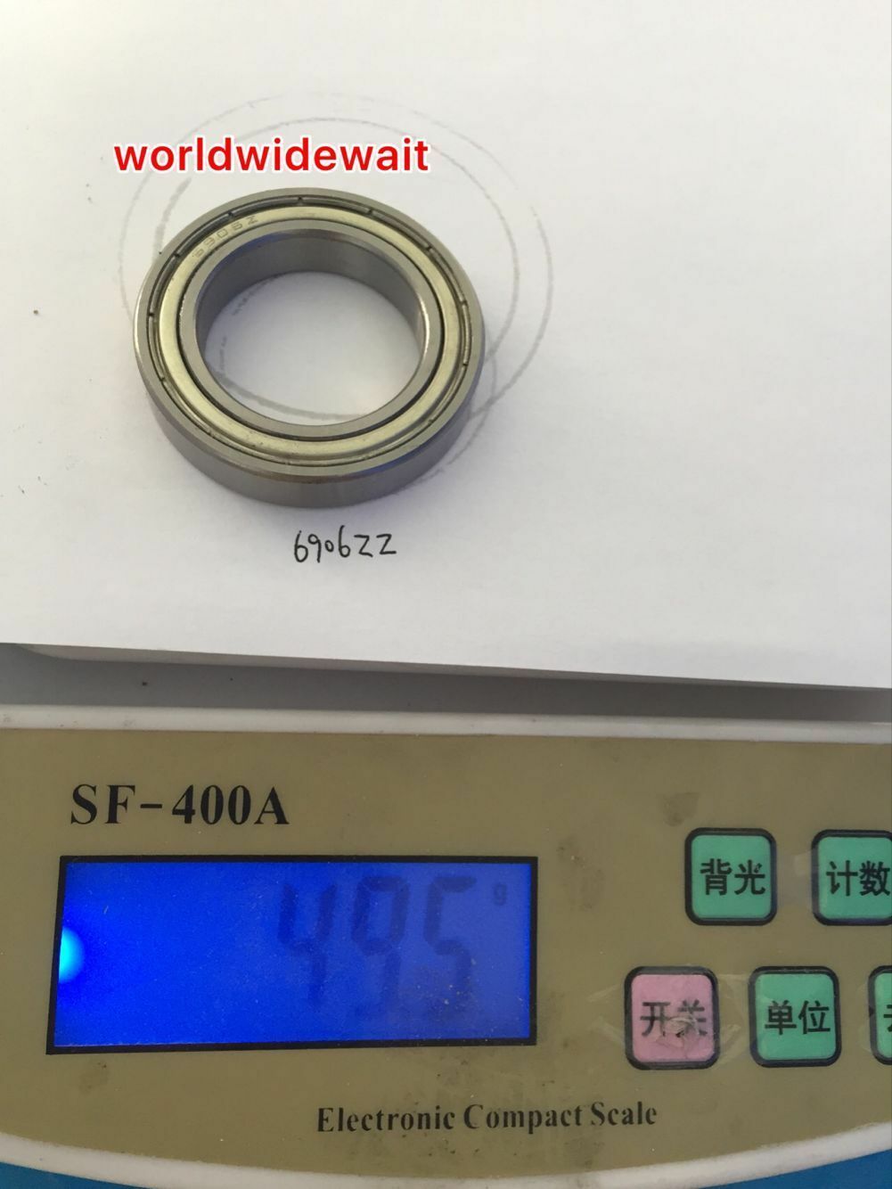 5pcs 30 x 47 x 9mm 6906zz Shielded Deep Groove Ball Thin-Section Radial Bearing