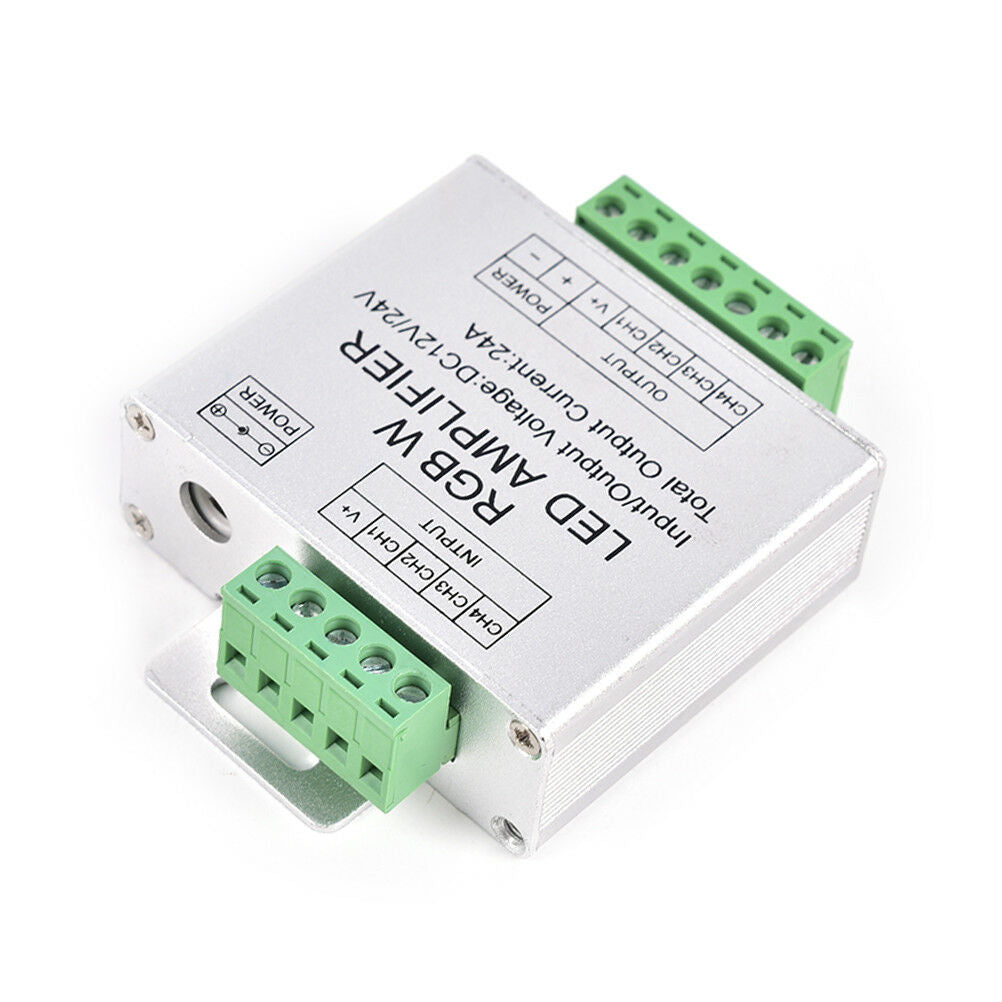 LED RGBW Amplifier DC12 - 24V 24A Output RGBW/RGB LED Strip Power Controller  SJ