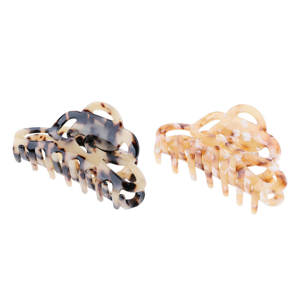 Claw Clip for Hair  of Shells Holding Clip Clamp for Woman Girl Lady - Beige, as