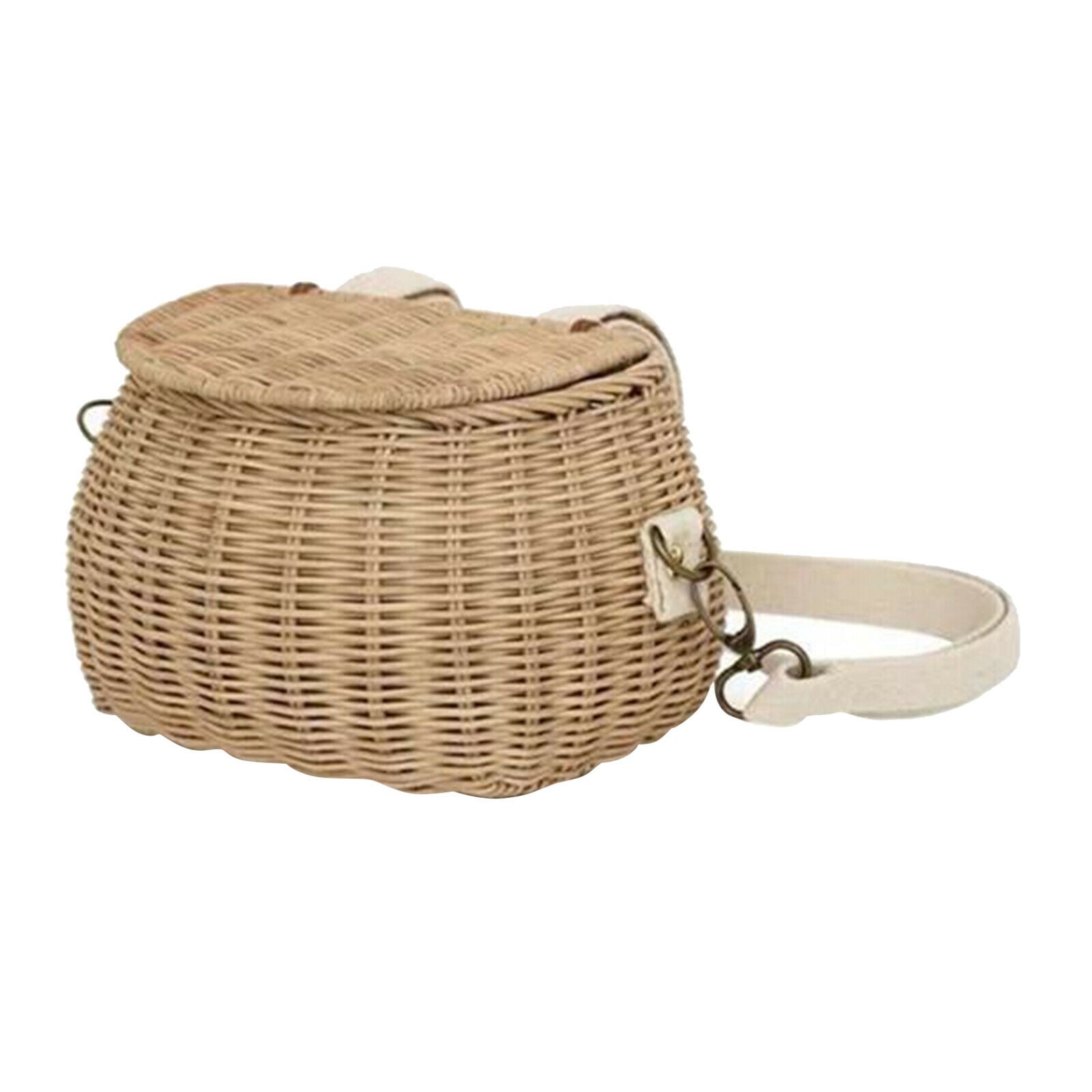 Summer Beach Bag, Ladies Straw Handbag Top Handle Large Capacity