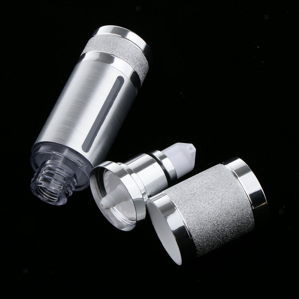 2Pcs 30ml Airless Pump Bottle Lotion Suncreen Cosmetic Refillable Container
