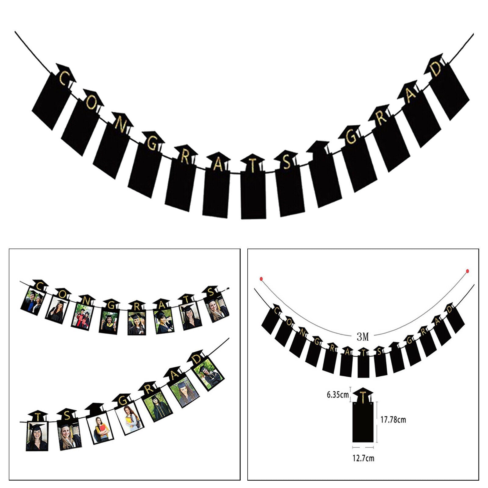 Photo Banners Hanging Senior Bachelor Graduation Decor Photography Souvenir
