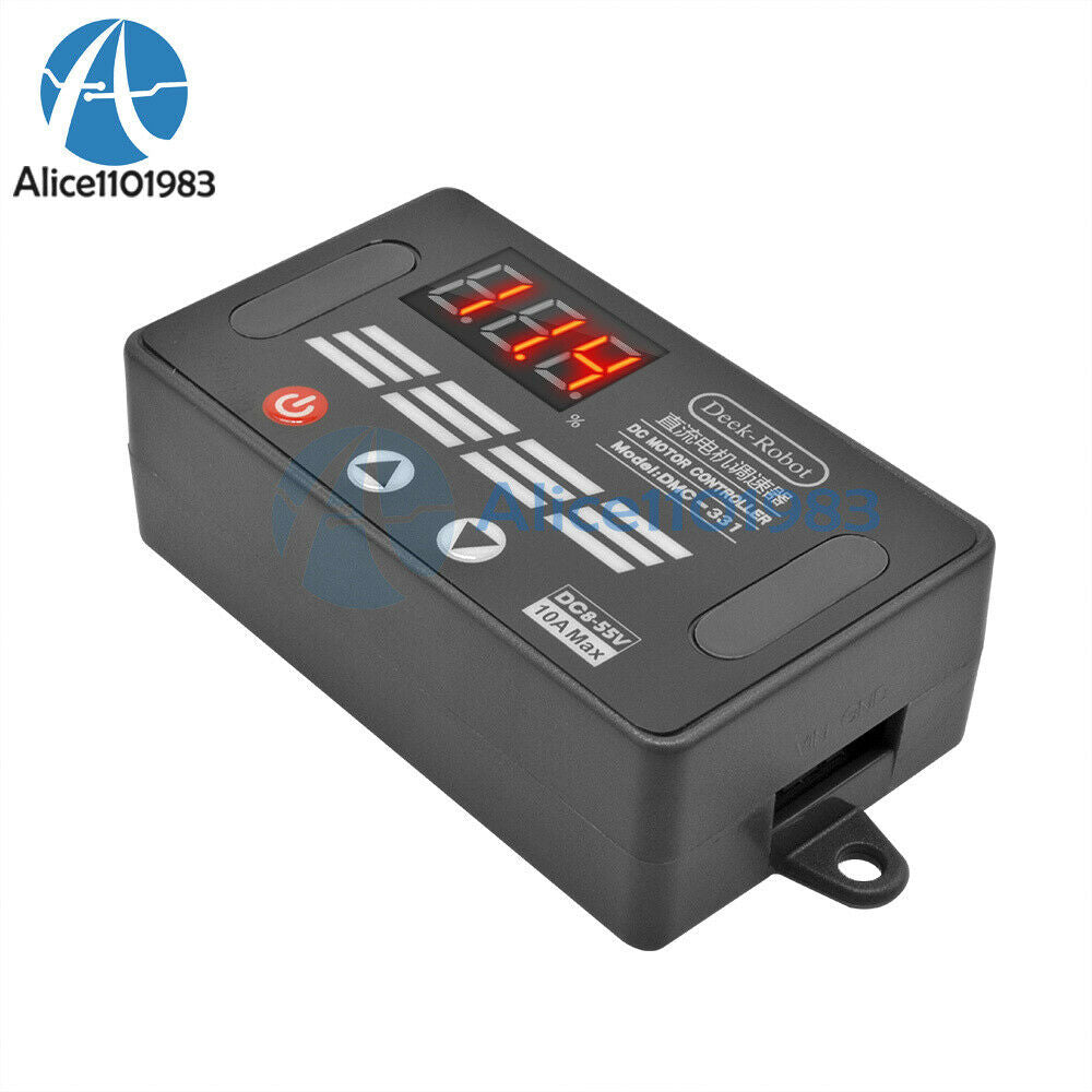 DMC-331 Max 10A PWM Regulator DC Motor Speed Control Switch Controller DC 8-55V
