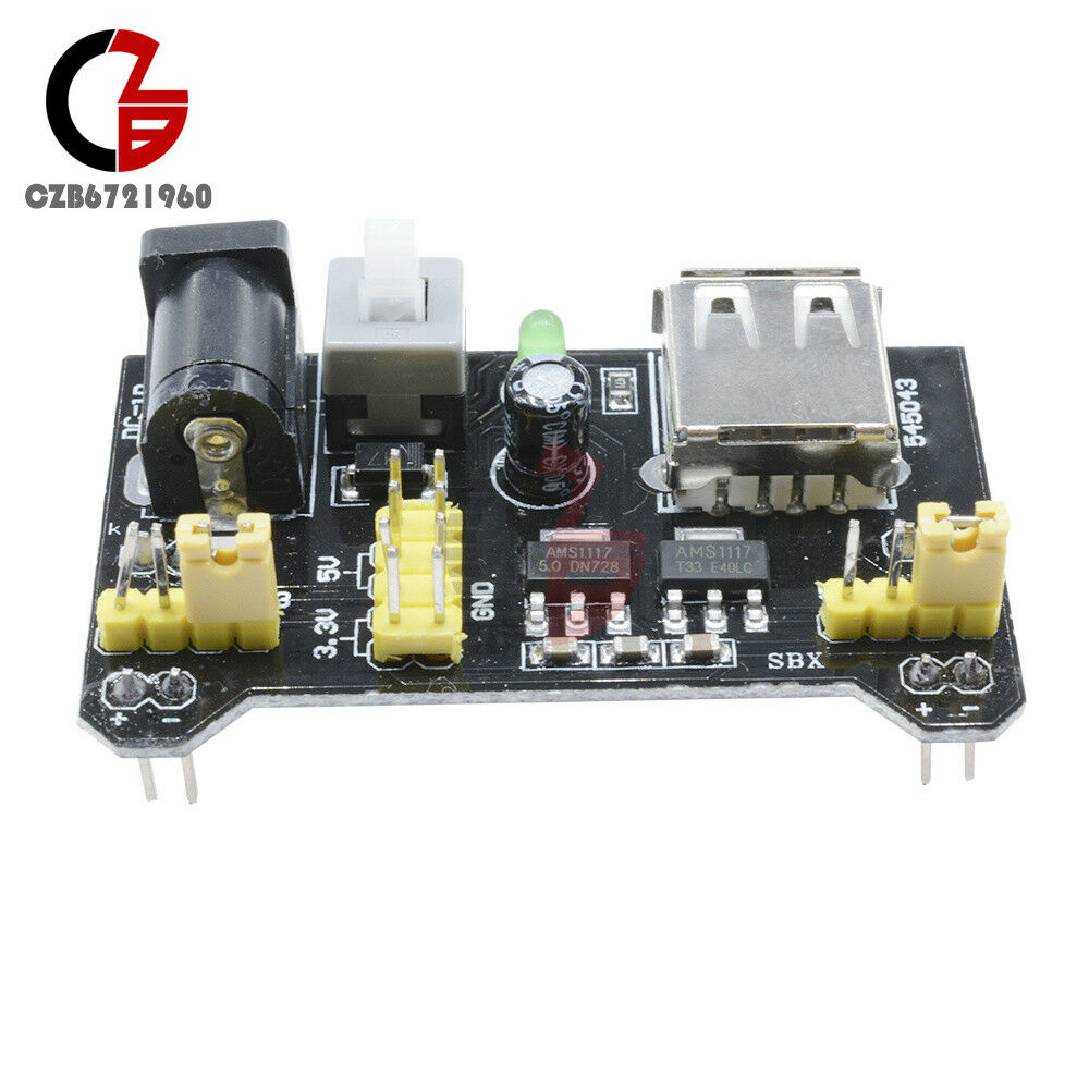 3.3V/5V MB102 Breadboard Power Supply Module For Arduino Board