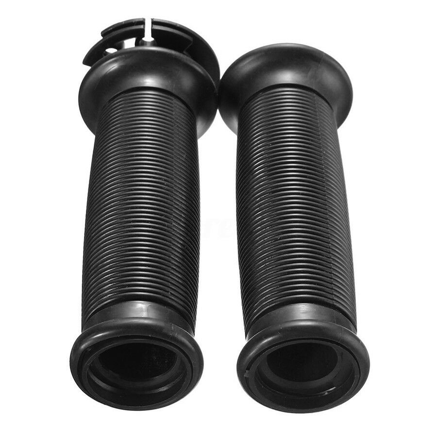 7/8'' Black Streak Plastic+Silicone Motorcycle Handlebar Cover 21.3mm, & 23mm