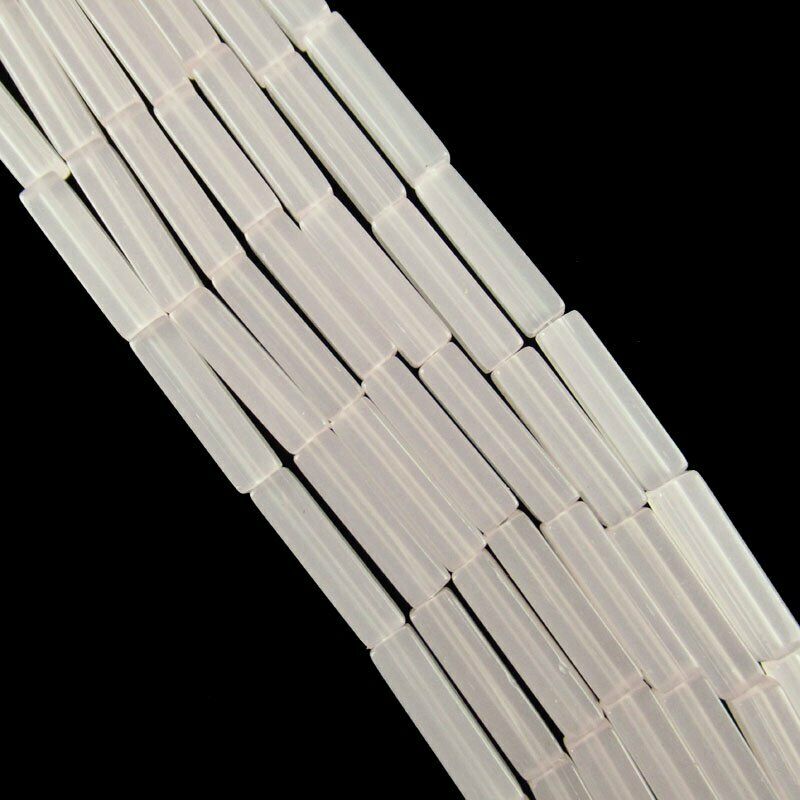 1 Strand 20x5x5mm Pink Jade Oblong Pendant Loose Bead 15.5 inch 22g A-545TZ