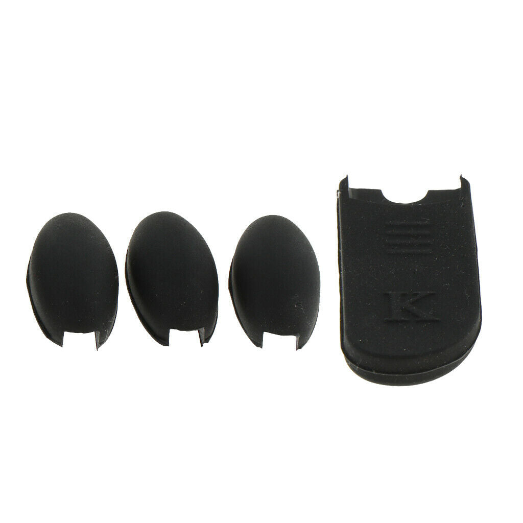 3 Pieces Rubber Sax Palm Key Riser And  Finger Rest for