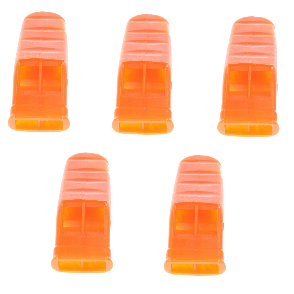 5x Lifesaving Emergency Survival Tool SOS Whistle for Hiking Camping Boating
