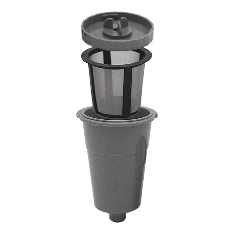 1 Set Reusable Coffee K-Cup Replacement Filter Refillable Holder CA