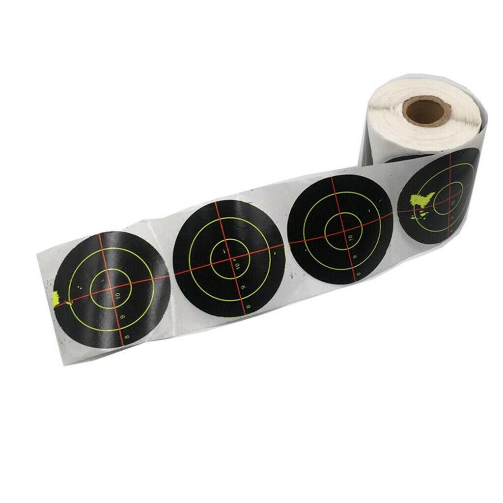 250pcs Shooting Targets Reactive Splatter Targets Adhesive Paper Target