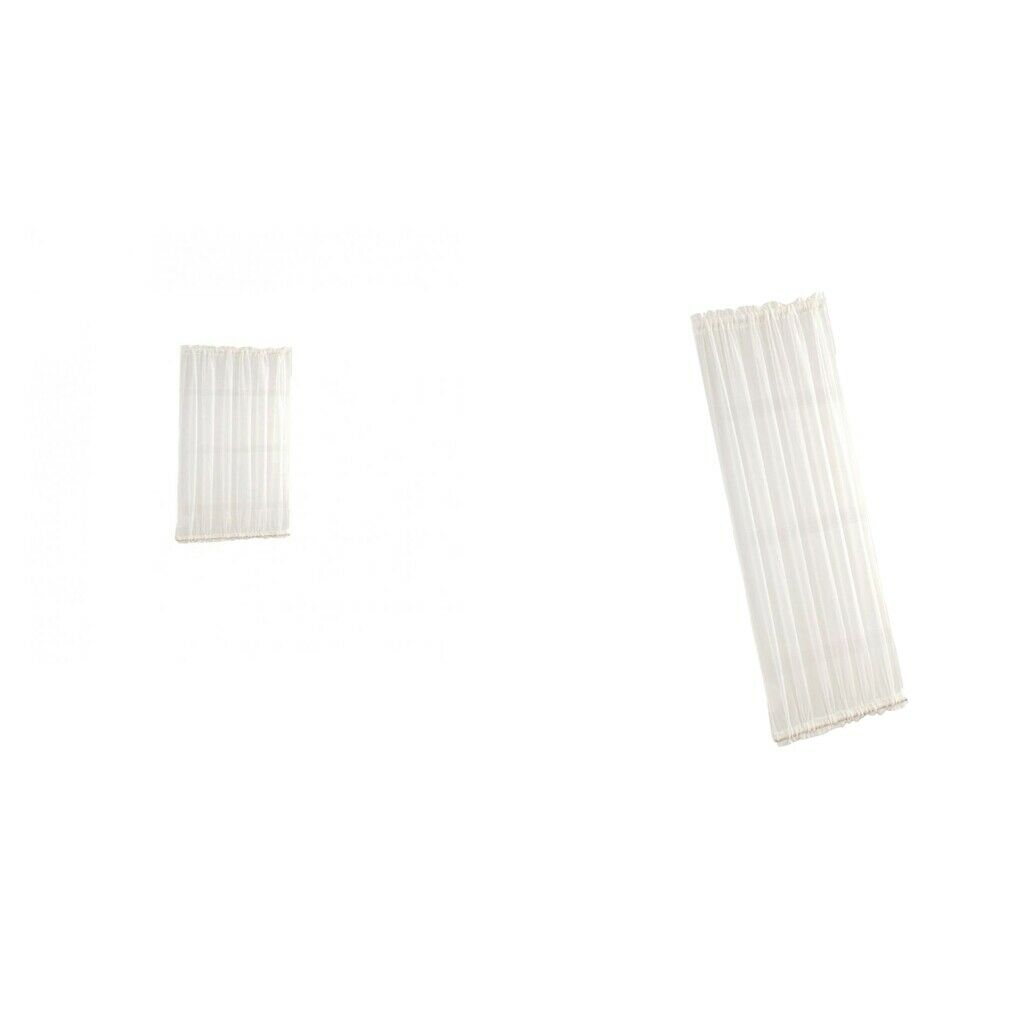 2pcs French Door Panels Living Room Window Treatment Panels Bedroom Kitchen