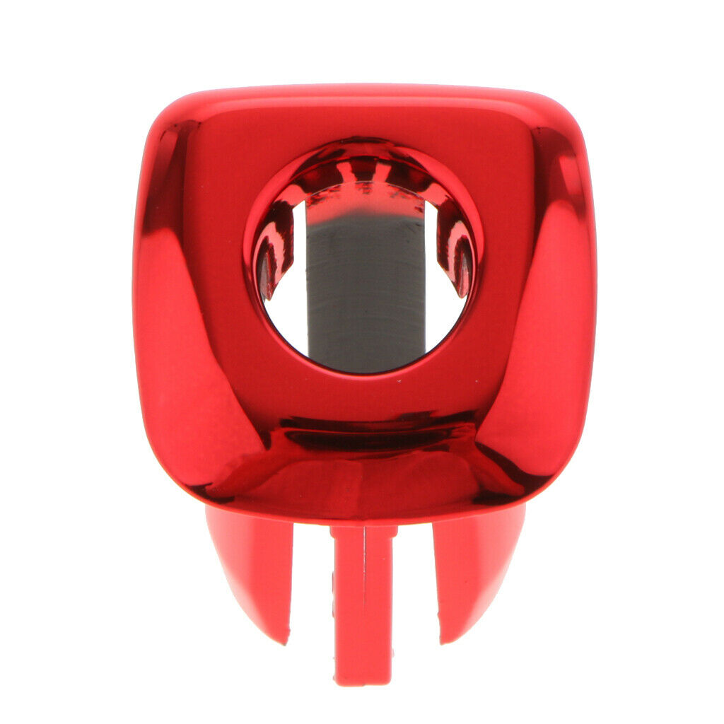 Car Door Window Pin Locking Knob Button Cover Trim for BMW F10 F18 Blue+Red