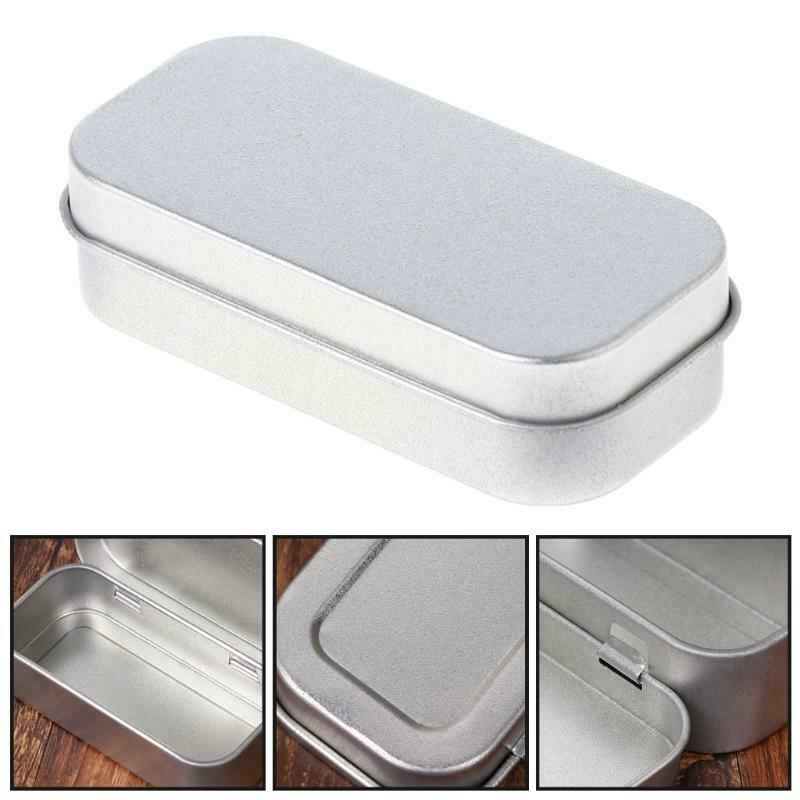 Portable Metal Lip Small Storage Box Case Organizer For Money Coin Candy Keys