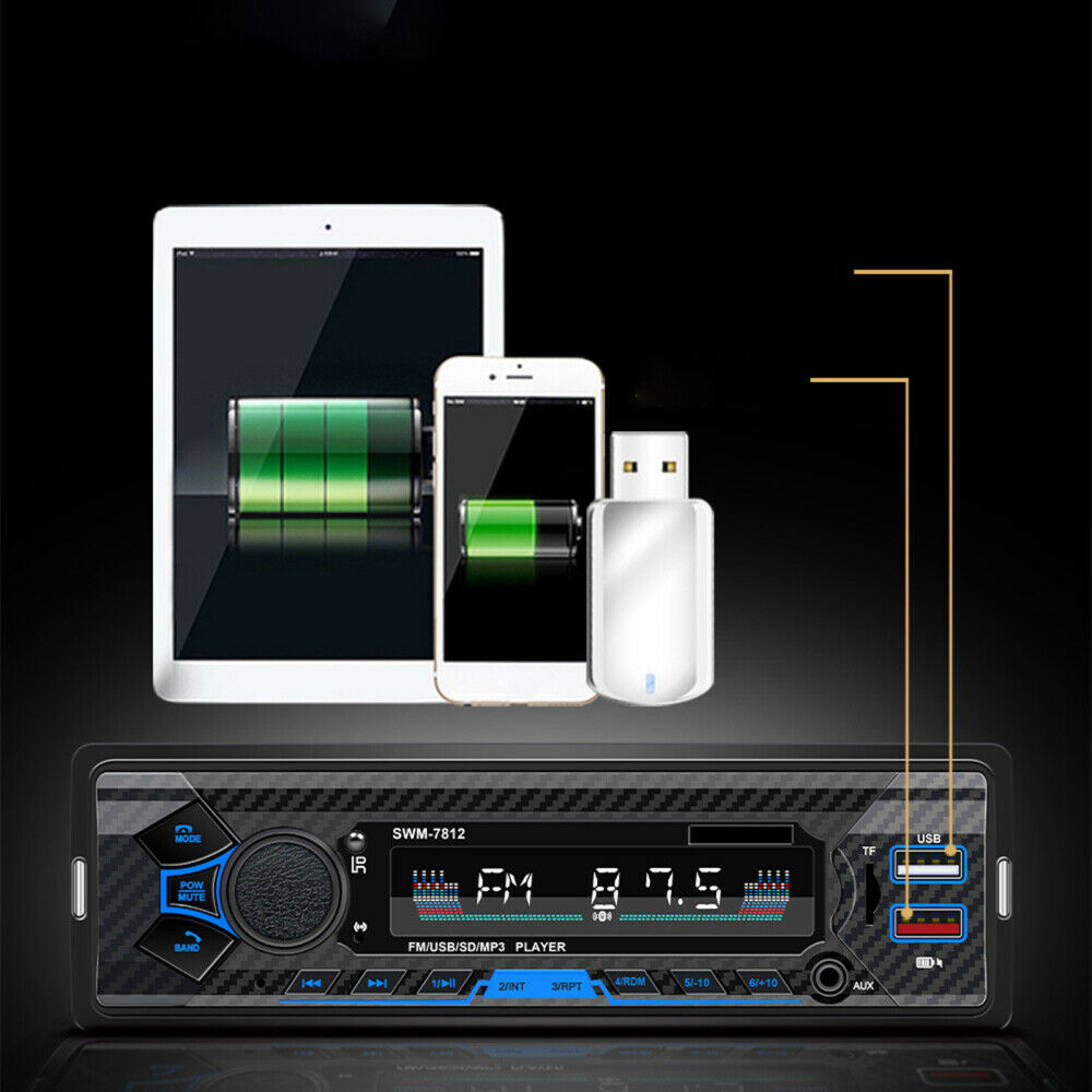 Universal Car Bluetooth MP3 Player Car FM Radio Support U Disk Player Auto Audio