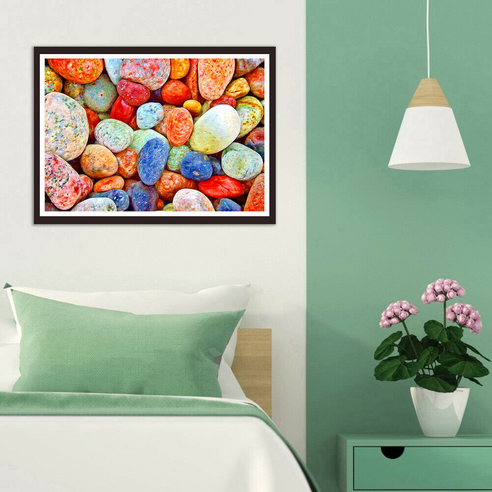 1000pcs/set DIY Colorful Stones Puzzle Paper Jigsaws Assembling Toys Gift @